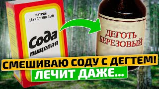 Старый аптекарь по секрету рассказал этот рецепт: берем березовый деготь и соду...