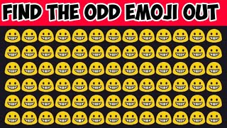 CAN YOU FIND THE ODD EMOJI OUT? | FIND THE DIFFERENCE | EMOJI GAME | BRAIN GAMES | HIDDEN OBJECTS