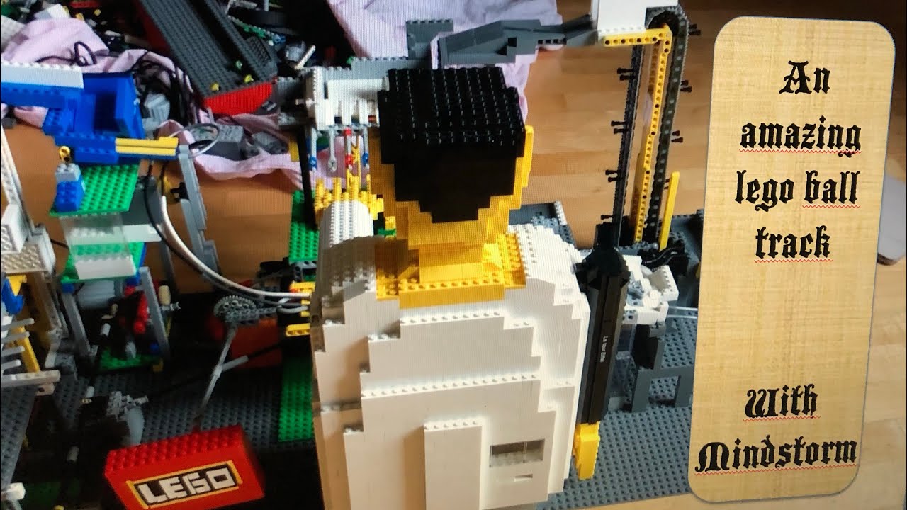 Amazing lego ball track YouTube