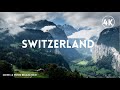 Switzerland - 4k Scenic With Calming Music For Relaxation