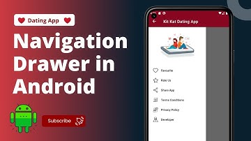 Navigation drawer in kotlin using navigation component android. Dating app in android studio
