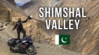 18. SHIMSHAL Valley - Hunza -Pakistan | Worlds most dangerous roads | Round the World on a Fireblade