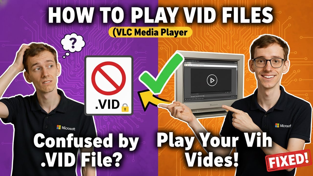 How to Play VID Files (VLC Media Player) - YouTube