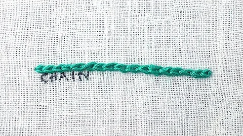 How to do a Chain Stitch