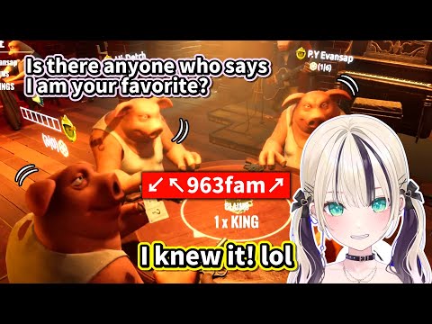 【Vspo/Eng Sub】Noah Kurumi plays Liar's Bar with 963fam and shows her devil's part.