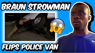 BRAUN STROWMAN FLIPS OVER POLICE VAN!!! | Reaction (Smackdown 6\/5\/20)