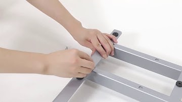 ET223-BZ C-Leg Height Adjustable Desk Installation Animation