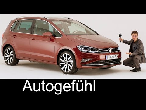 VW Golf Sportsvan SV Facelift REVIEW 2018 Volkswagen compact MPV - Autogefühl