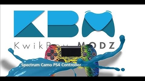 Custom Spectrum Camo PS4 Controller - KwikBoy Modz