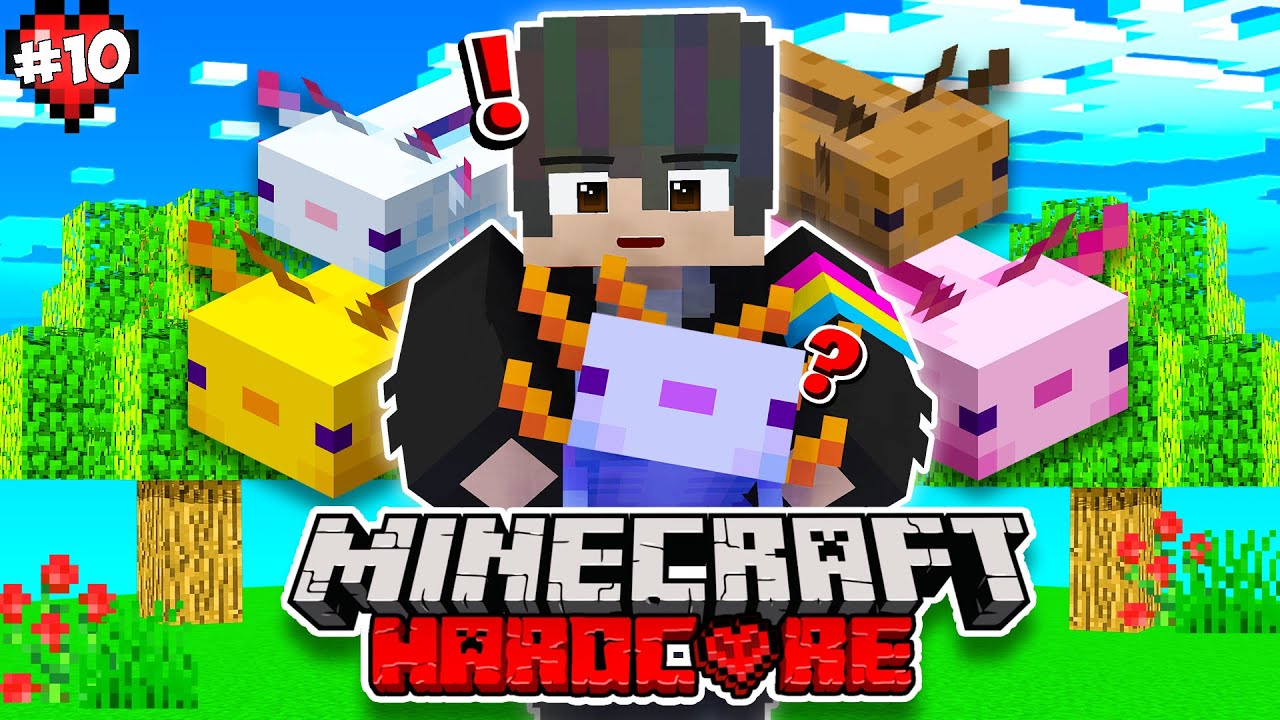 I Found THE RAREST AXOLOTL In Hardcore Minecraft! (Tagalog) - YouTube