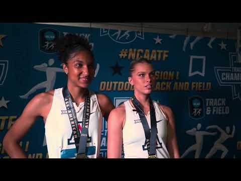 Kya Crooke & Paris Mikinski at NCAA Outdoor Track & Field National Championships