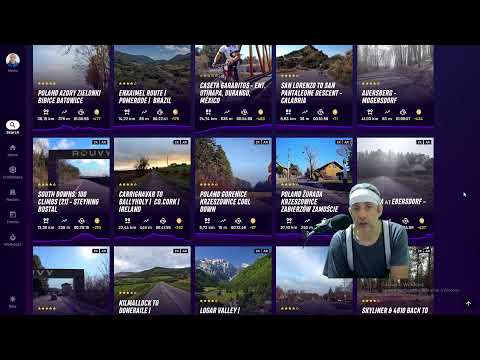 Treino Levíssimo (Z1) -Pelas rotas do Rouvy