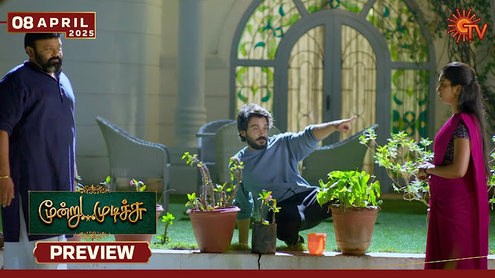 Moondru Mudichu - Preview | 08 Apr 2025 | Tamil Serial | Sun TV