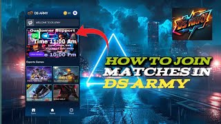 How To Join Match In Ds Army|| tournament App  #freefireindiatournament #dsarmy #freefire screenshot 3