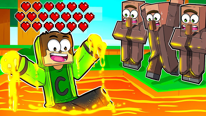 I FOOLED the VILLAGERS with 1,000,000 HEARTS in Minecraft!