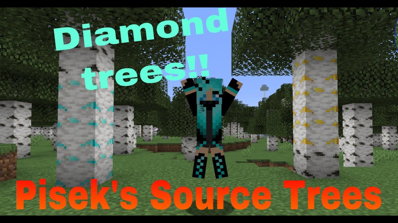 Pisek's Source Trees mod for Minecraft 1.16.5 - Mine trees for ...