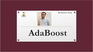 AdaBoost – Saisha's Tech