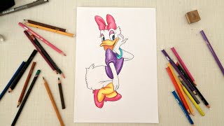 Drawing Daisy Duck | Daisy Duck Çizimi