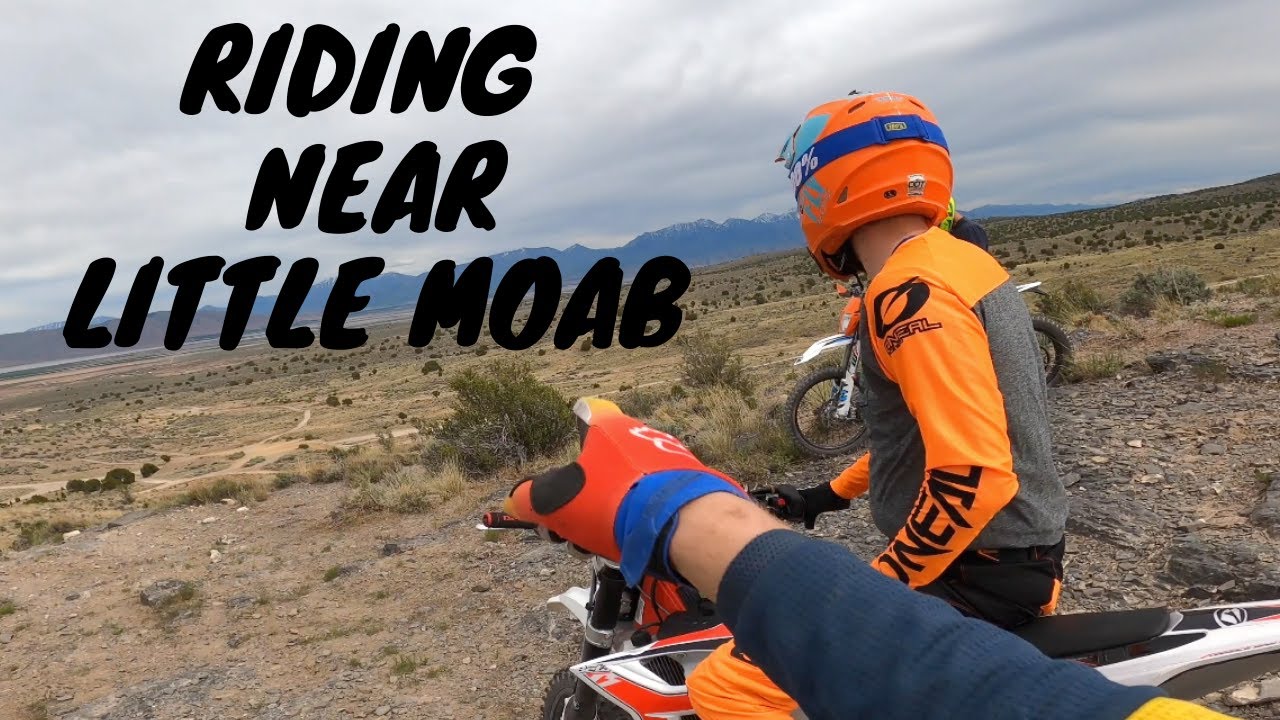Dirt Biking out by Little Moab