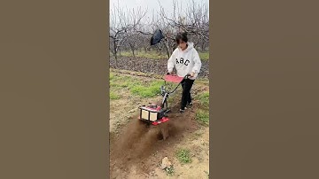 Gasoline micro-tillage machine Gasoline weeder Multi-function micro-tillage machine.