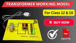 Physics Project Class 12 | Transformer Working Model Class 12 | Physics Working Model