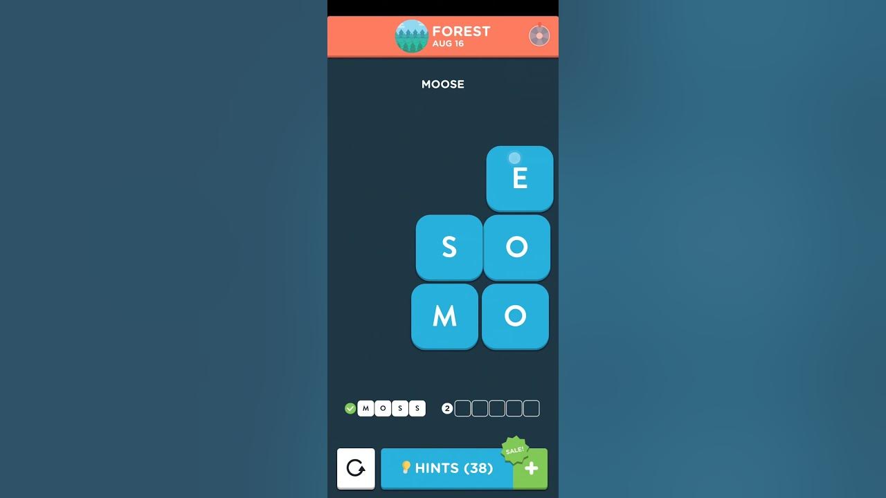 Wordbrain 2 Daily August 16 2022 Answers [FOREST] Wordbrain 2 Daily
