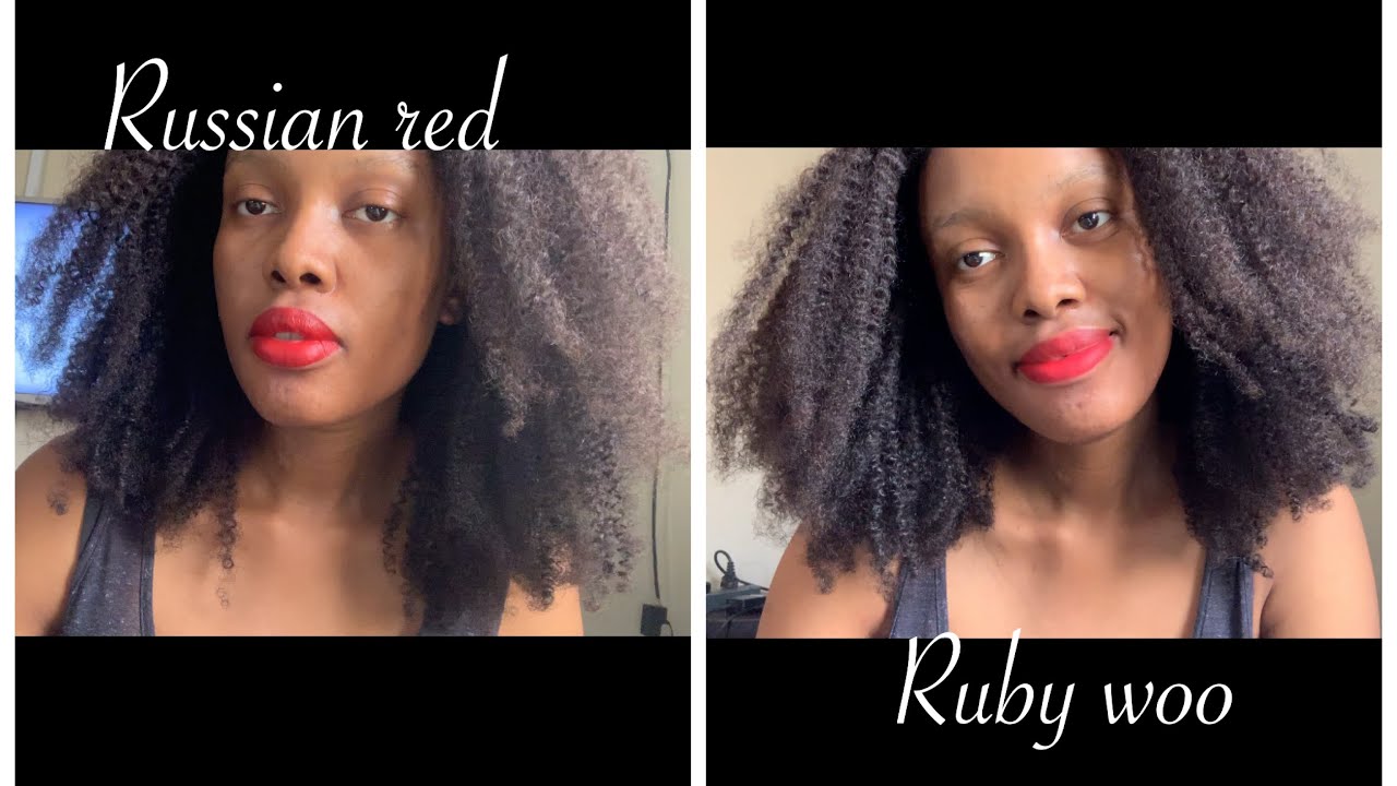 Mac Ruby Woo Vs Mac Russian Red Which Is A Better Shade Of Red Youtube