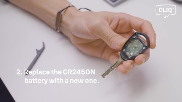 Replacing the PROTEC² CLIQ key battery