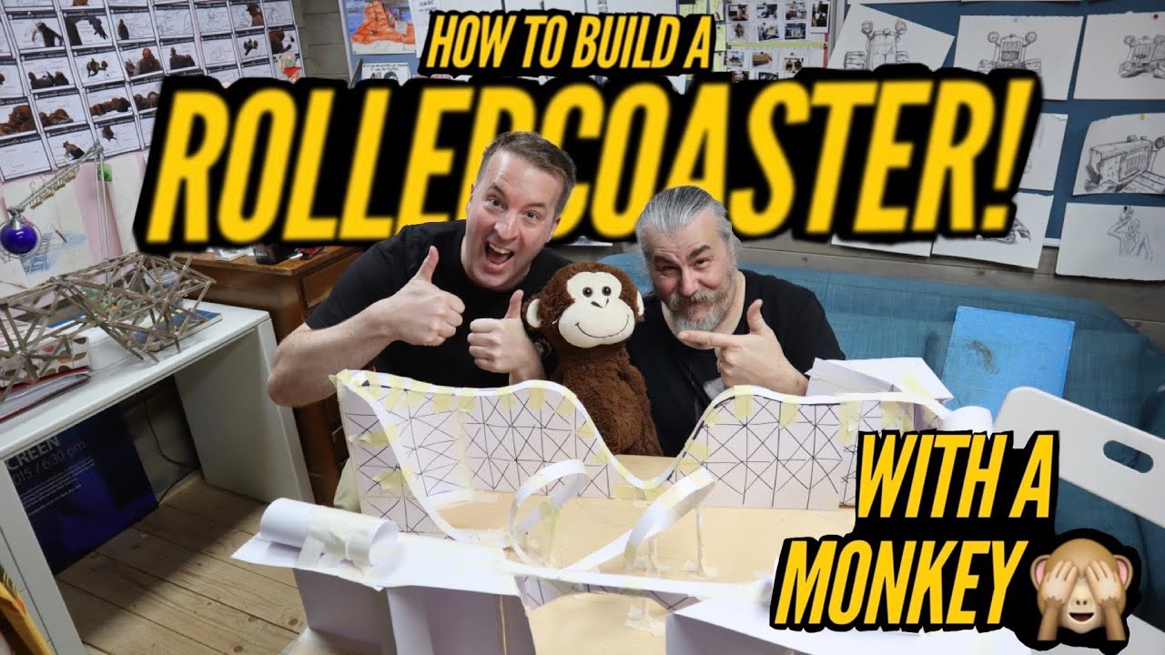 How to build a Rollercoaster with a Monkey. - YouTube
