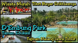 Taman Edukasi D'Embung Park Desa Pandanmulyo Kec Tajinan Kab Malang - Tiket Masuk Seikhlasnya