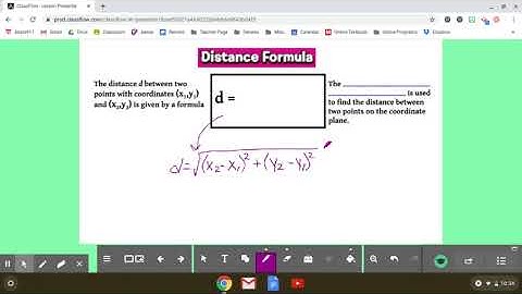 Chapter 5 Lesson 7: Distance on the Coordinate Plane