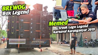Menggelegar  Brewog Pakai Box Legend,Memed putar lagu Legend, Nostalgia Karanganyar 2019