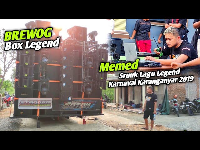 Menggelegar 🔥 Brewog Pakai Box Legend,Memed putar lagu Legend, Nostalgia Karanganyar 2019 class=