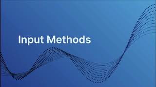 UI Interactions 2: Input Methods - Fall 2020 Prof. Abigail Zhang