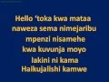 Adele Hello (Swahili Cover Dela) - Lyric Video