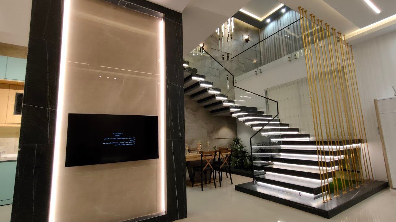 اغرب واحدث تصميم منزل رائع بمساحة 380 متر مربع من تصميمنا وتنفيذنا #design  #decoration