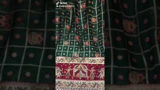 WHOLETEX SAKHIYA CREATION 111 VICHITRA SILK PANETAR PATOLA SAREE screenshot 5