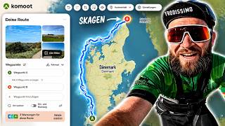 Komoot Mehrtagestouren erklärt: Meine Bikepacking Planung bis Skagen 🇩🇰