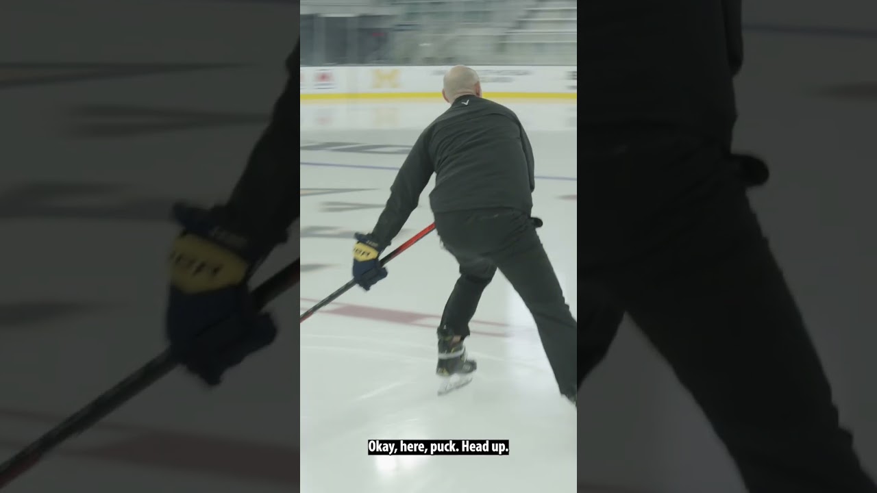 Improve your shooting deception with this warm up drill 🏒 