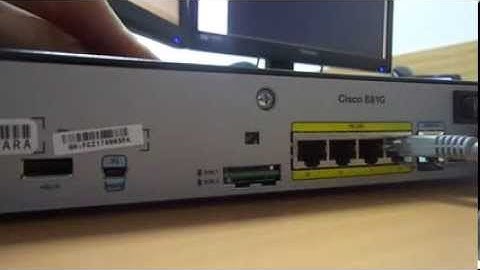 Cisco 881G SIM Card Insert