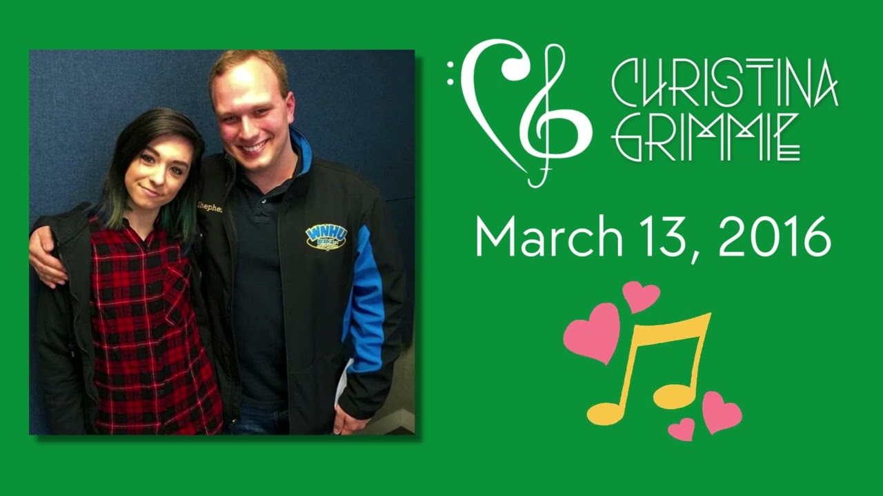 Christina Grimmie: Interview with Stephen Shepherd from WNHU - March 13, 2016