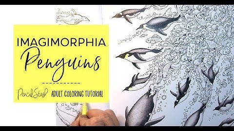 Penguins REAL TIME TUTORIAL - Imagimorphia Kerby Rosanes - A PencilStash Tutorial