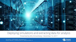 Deploying Simulations and Extracting Data for Analysis