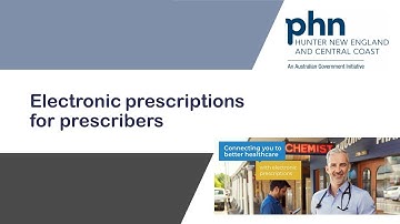 Electronic prescriptions for prescribers