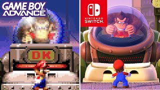 Mario vs Donkey Kong - Final Boss & Ending Comparison (Switch vs Original)