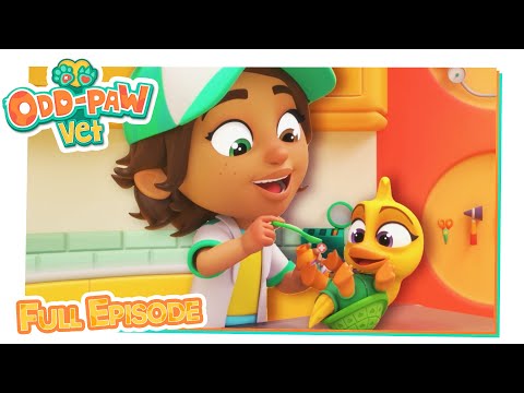O Bebê Está Com dor de Barriga 🐾 NOVOS episódios de Odd-Paw Vet 🐾 Animal Doctor Cartoons