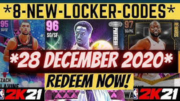 NBA 2K21 Locker Codes | Locker Codes 2K21 |  6 My Team Locker Codes| 2K21 Locker Codes | Next Gen