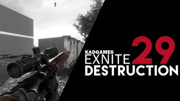 [Unity3D] [FPS] Exnite - Destructible Environment Preview - Update 29