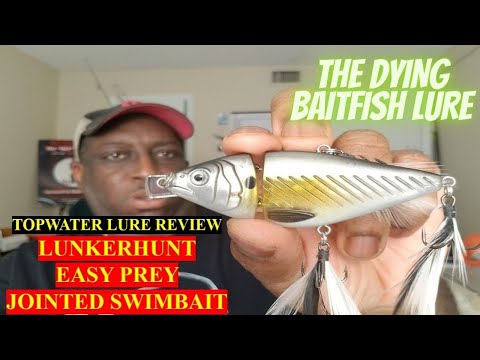 Lunkerhunt Easy Prey Premium Glidebait Fishing Bait Lure - 3 1/2