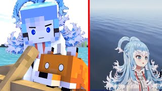 Original vs Animation - Kobo Kanaeru Animated - Minecraft